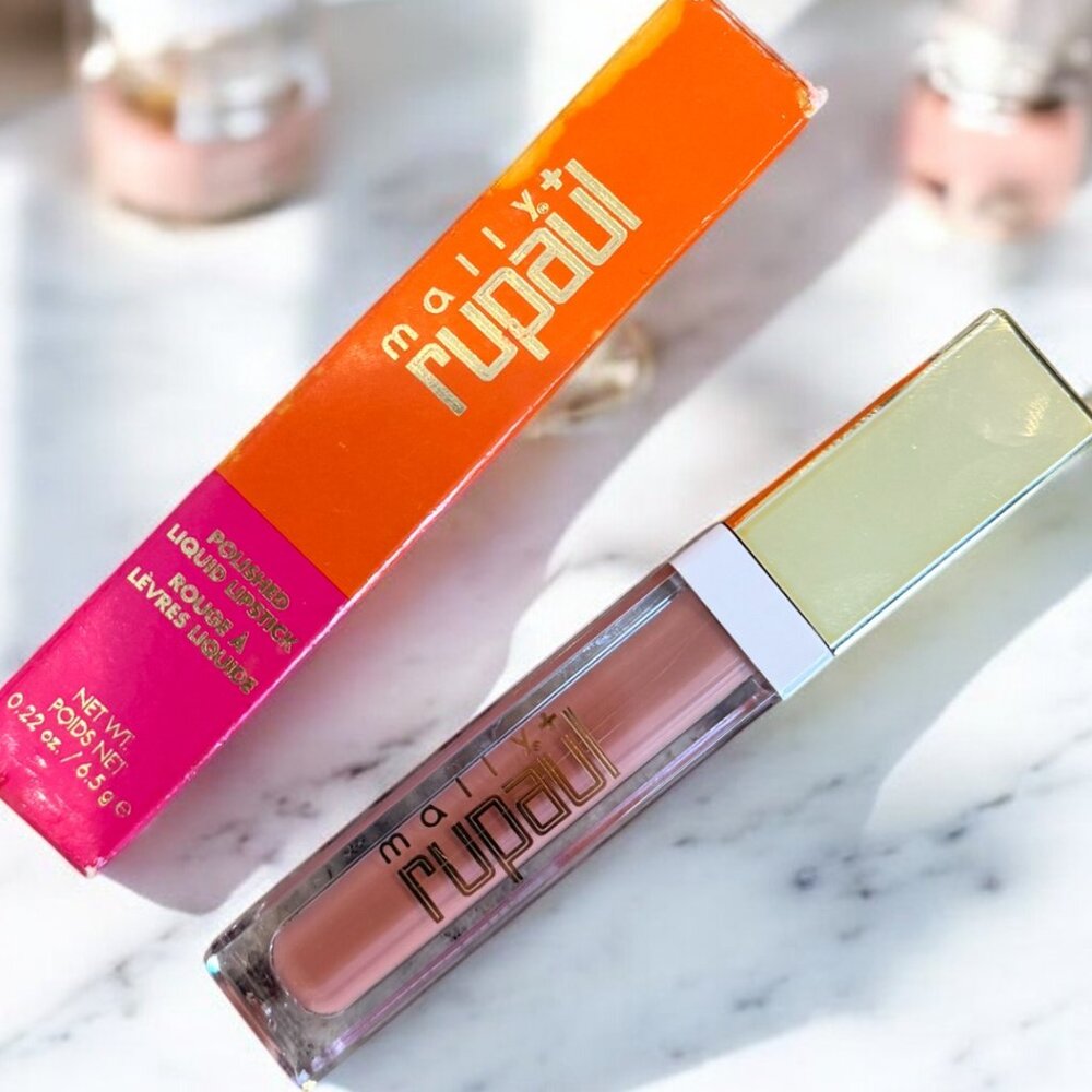 Mally+RuPaul Polished Liquid Lipstick Shade Showgirl New in Box - Picture 4 of 8